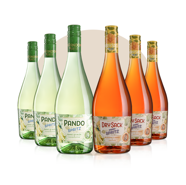 3 botellas de Pando Spritz + 3 botellas de Dry Sack Spritz - Envío gratis