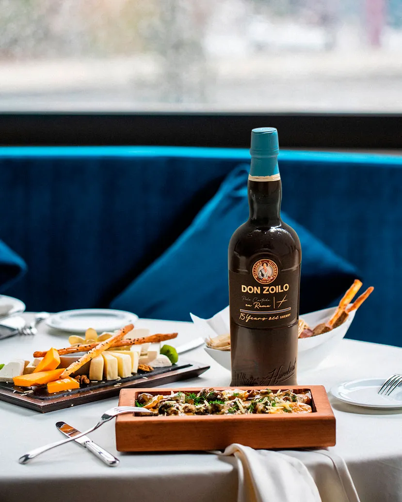 Maridaje con vino palo cortado Don Zoilo